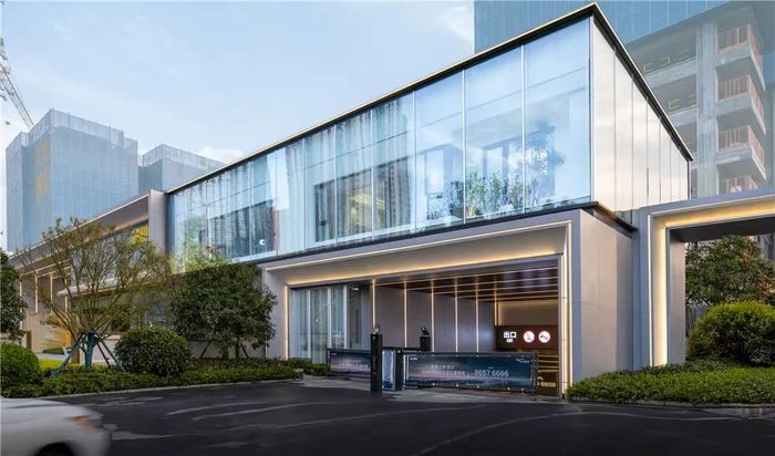 大华滨江天地K2地块一期3号楼门头幕墙及景观构架工程